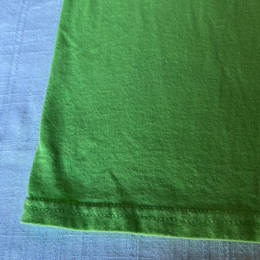 Neon Green Short Sleeve T-Shirt, Size Youth M (10/12)